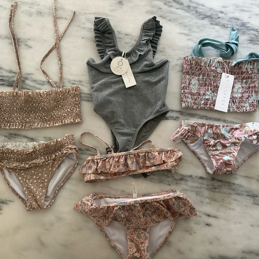 Minnow Swim & Rylee and Cru Swim- Girls size 4/5